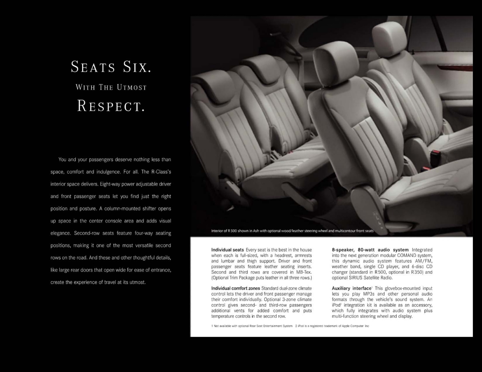 2006 Mercedes-Benz R-Class Brochure Page 17